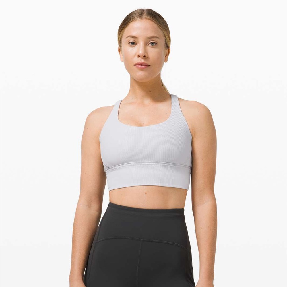 Lululemon Energy Bra Long Line Ribbed